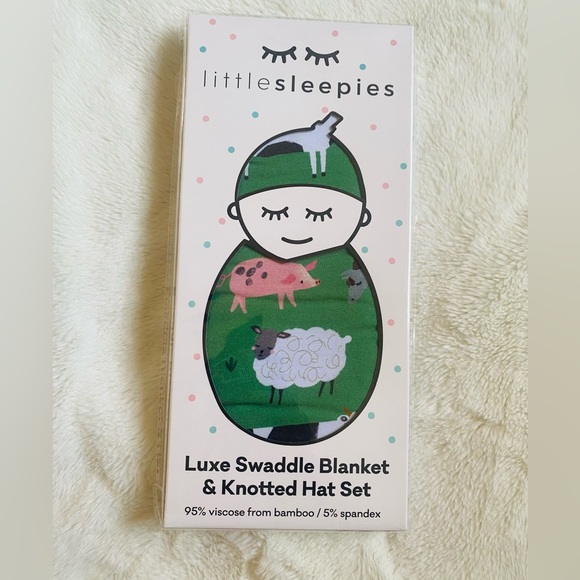 🐷🐮NIB LS Farm Swaddle🐮🐷 - Picture 2 of 3
